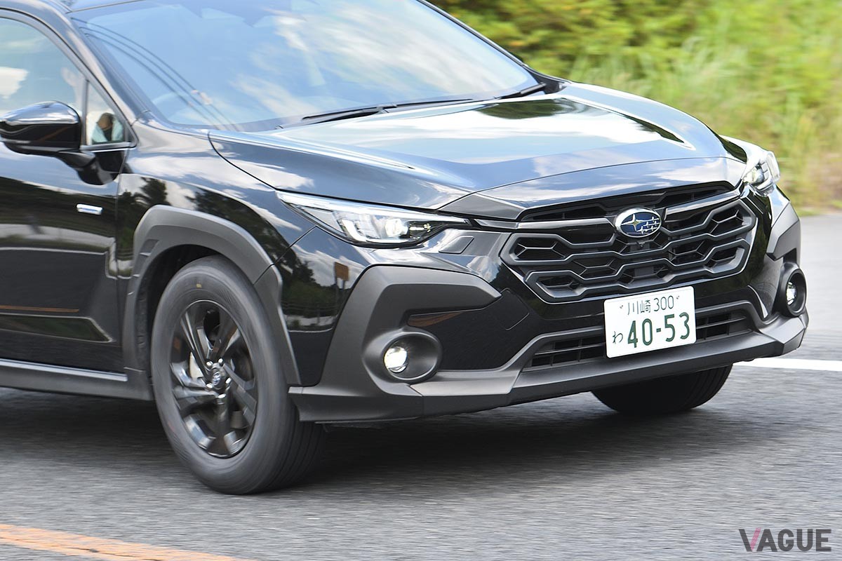 グッドイヤーの新SUV専用タイヤ「ASSURANCE MAXGUARD SUV（アシュアランス マックスガードSUV）」をスバル「クロストレック」に装着。タイヤサイズは225／65R17 102Vだ