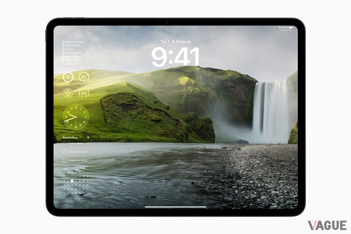 Apple史上最も薄く、重量も持ち運びに便利な軽さのiPad Pro。13インチは薄さ5.1mm