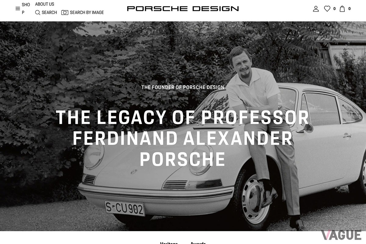 F.A.ポルシェの足跡を知りたい方は公式サイトを