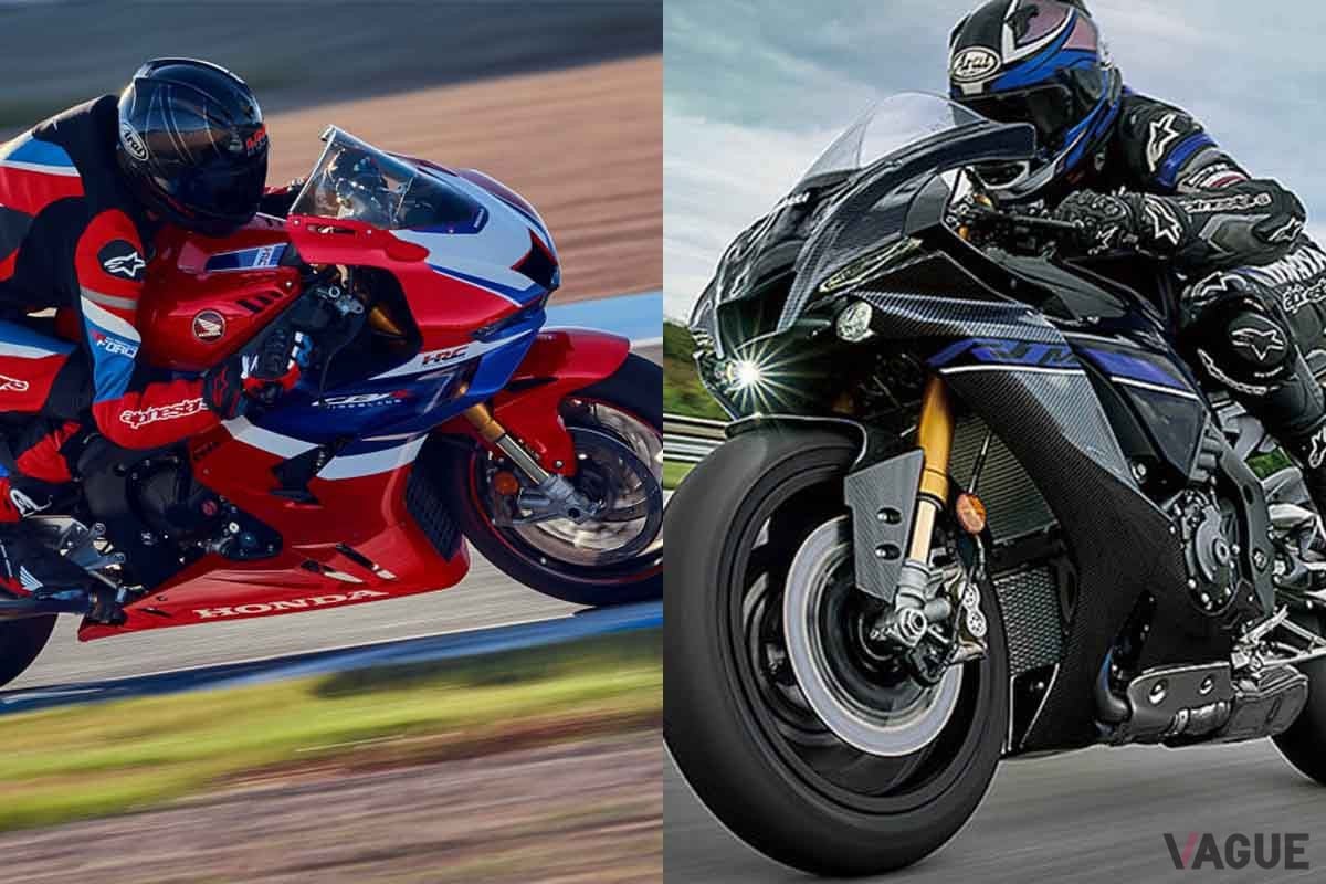 ホンダ CBR & ヤマハ YZF-R1 モデル スーパーバイク”日本車頂上対決！ ホンダ「CBR1000RR-Rファイヤー