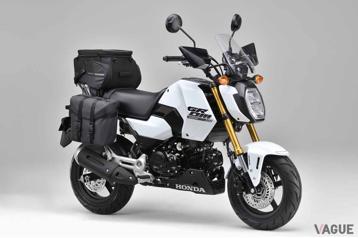 ホンダ「グロム」。純正アクセサリーも豊富に用意する