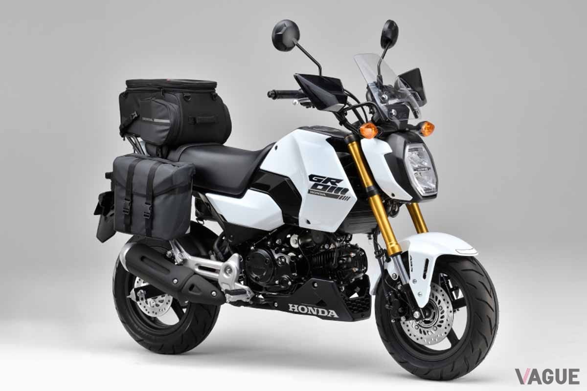 ホンダ「グロム」。純正アクセサリーも豊富に用意する