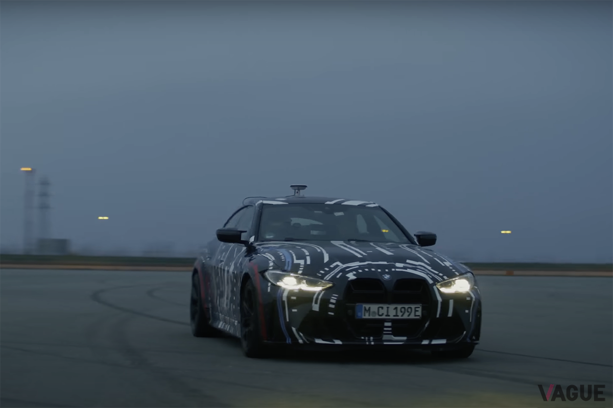 BMW「i4」ベースでテストされたクアッドモーターのプロトタイプ