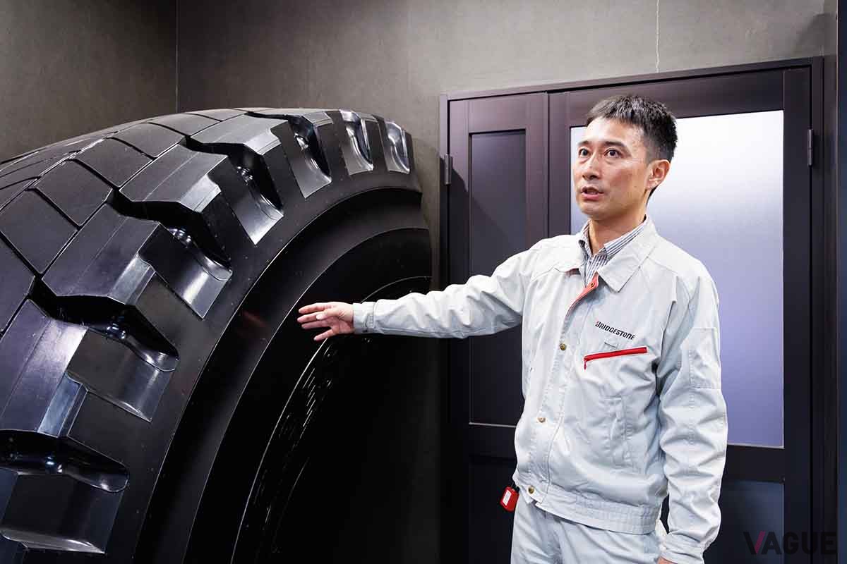 ブリヂストン タイヤ実験部 ORタイヤ試験課長 杉山さん