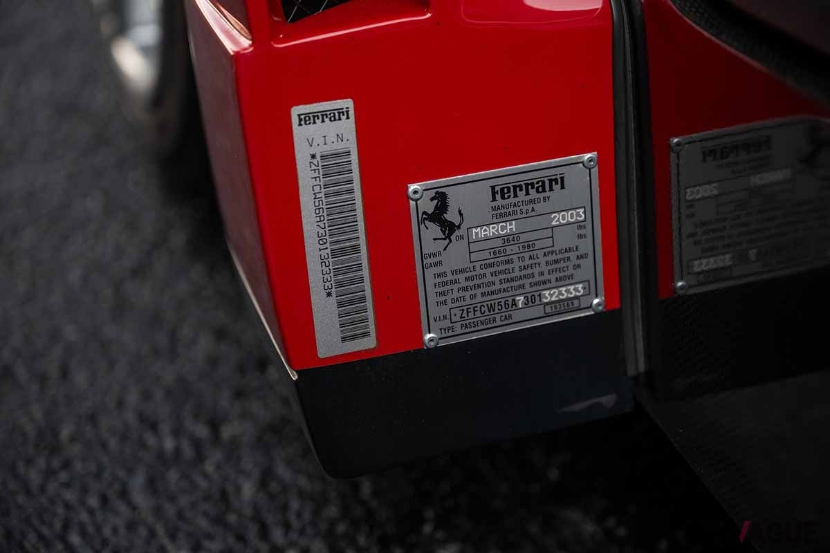 オークションに出品された2003年式フェラーリ「エンツォ・フェラーリ」Darin Schnabel(c)2025 Courtesy of RM Sotheby's