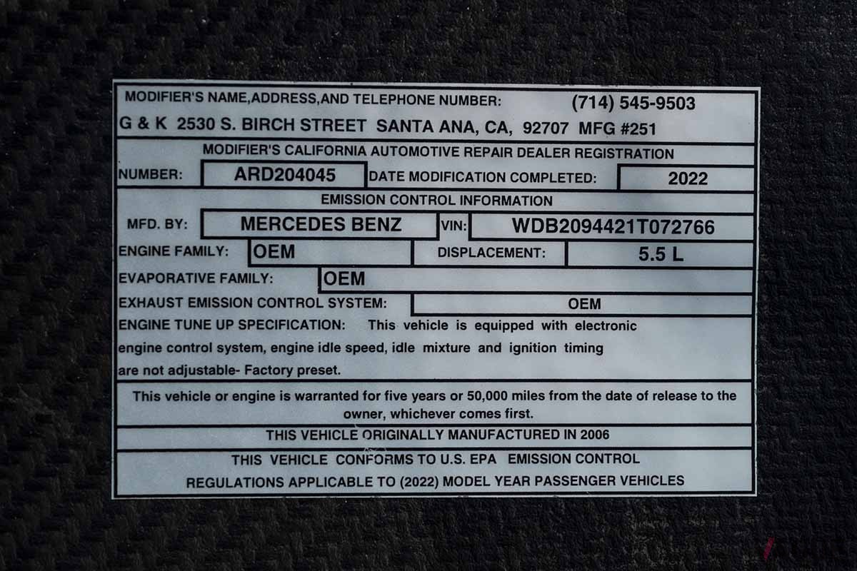 オークションに登場した2006年式メルセデス・ベンツ「CLK DTM AMGカブリオレ」Robin Adams(c)2024 Courtesy of RM Sotheby's