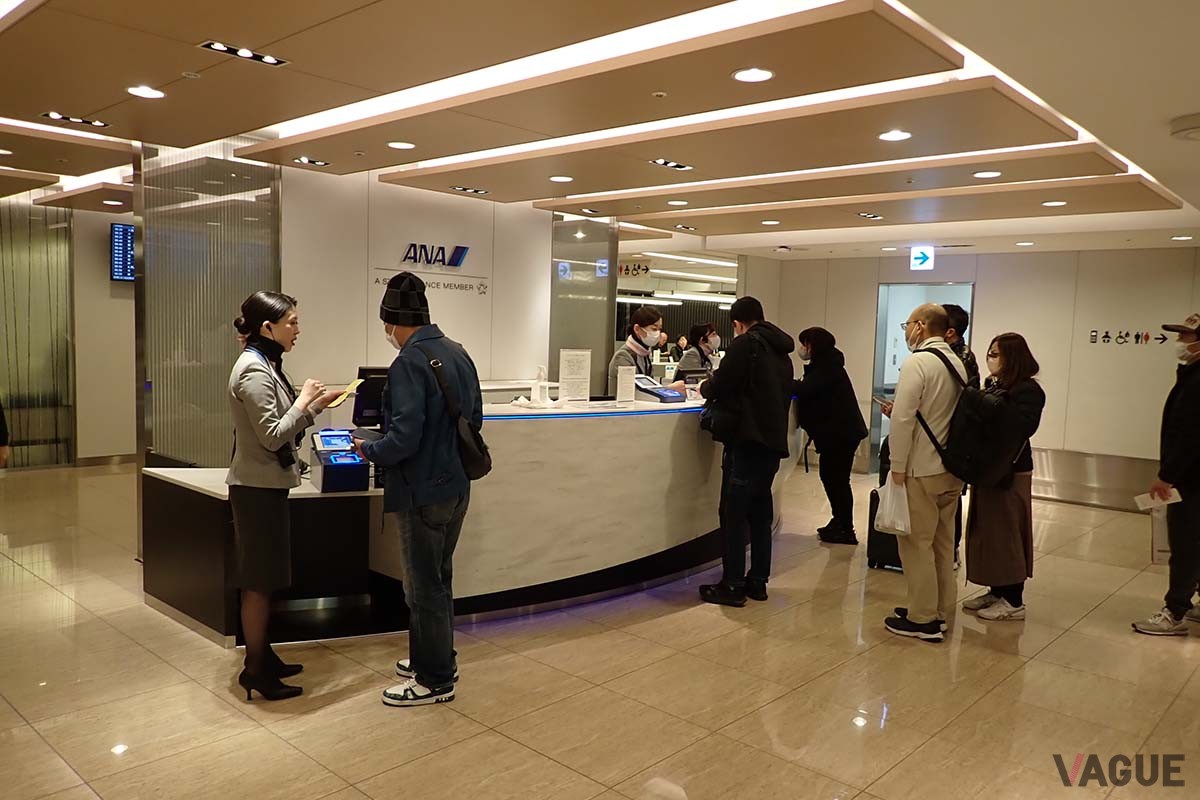 羽田空港の「ANAラウンジ」