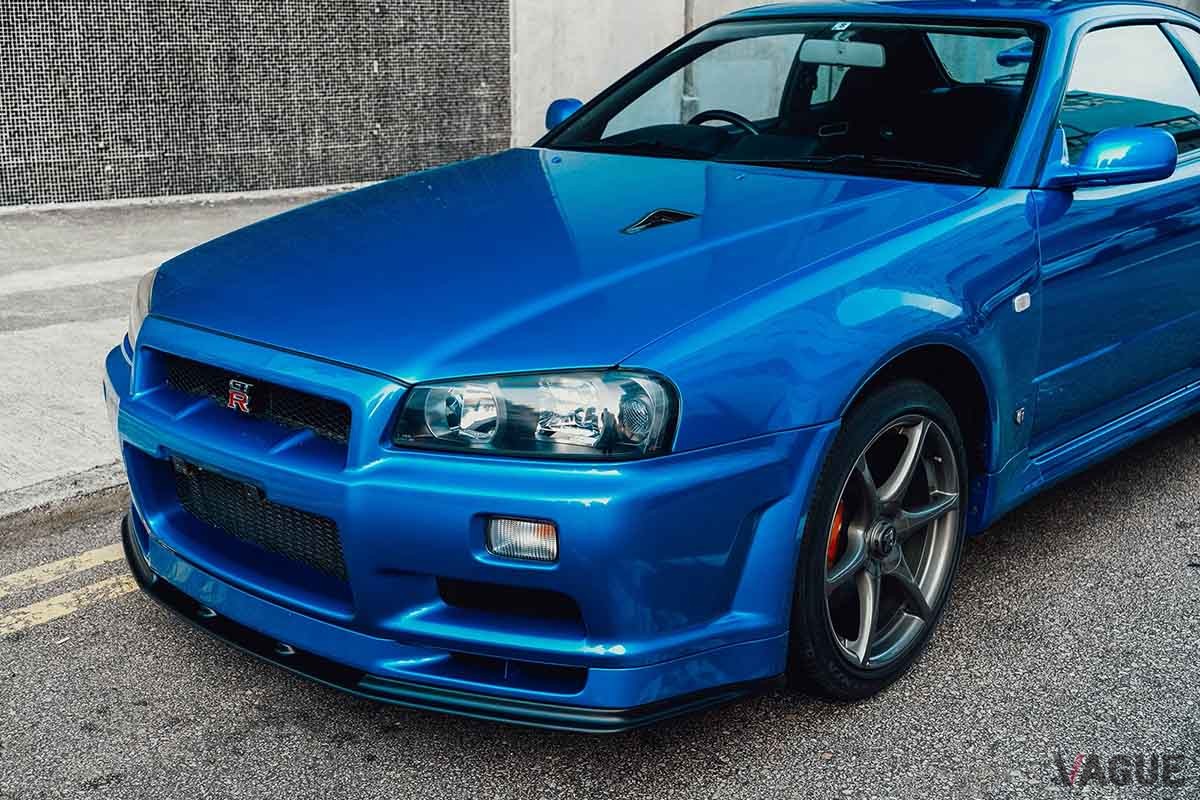 香港のオークションサイトに出品された2001年式日産「スカイラインGT−R VスペックII」