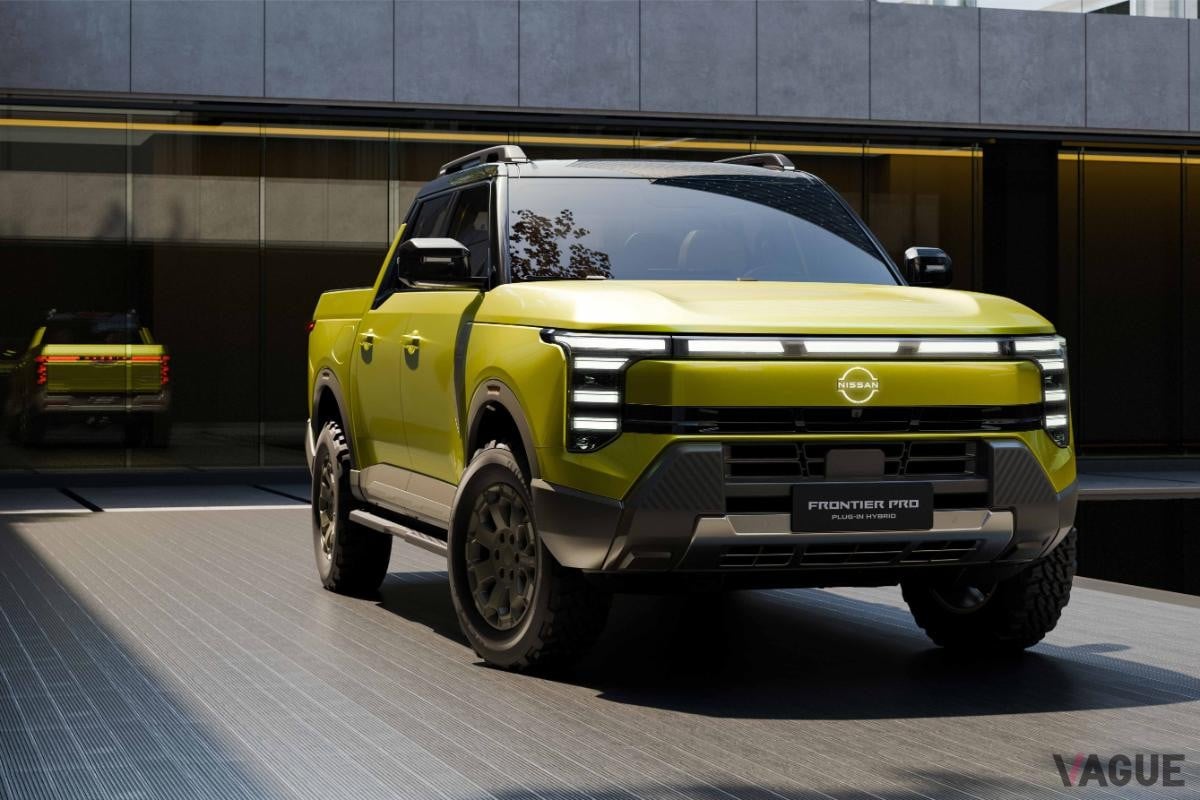 日産自動車が世界初公開したPHEVピックアップトラック「フロンティア・プロ」