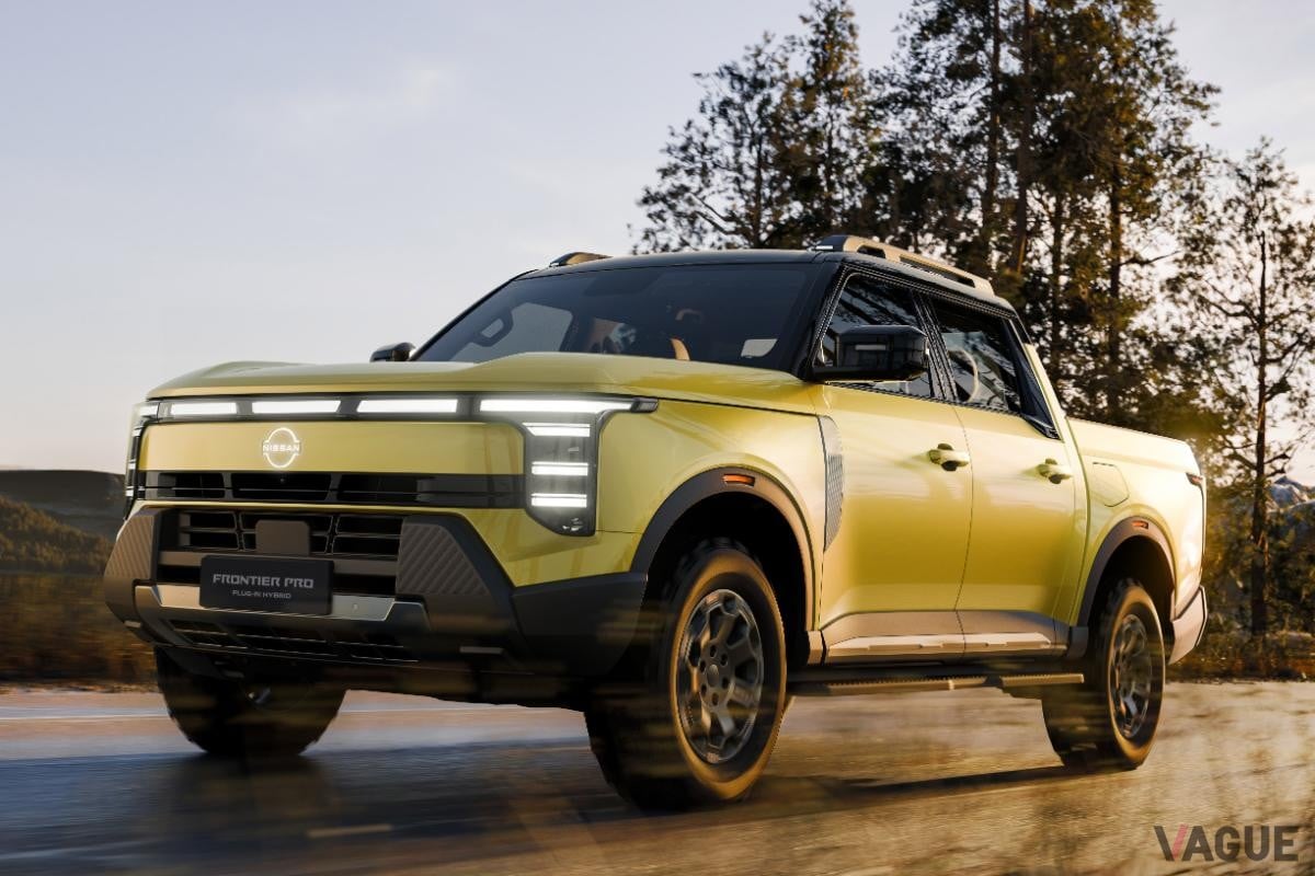 日産自動車が世界初公開したPHEVピックアップトラック「フロンティア・プロ」