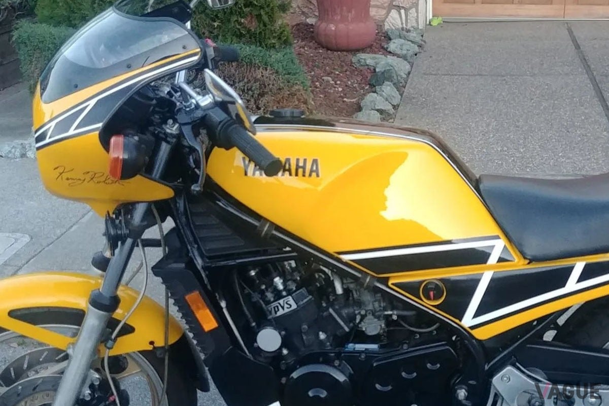 1985年式のヤマハ「RZ350」ケニーロバーツエディション