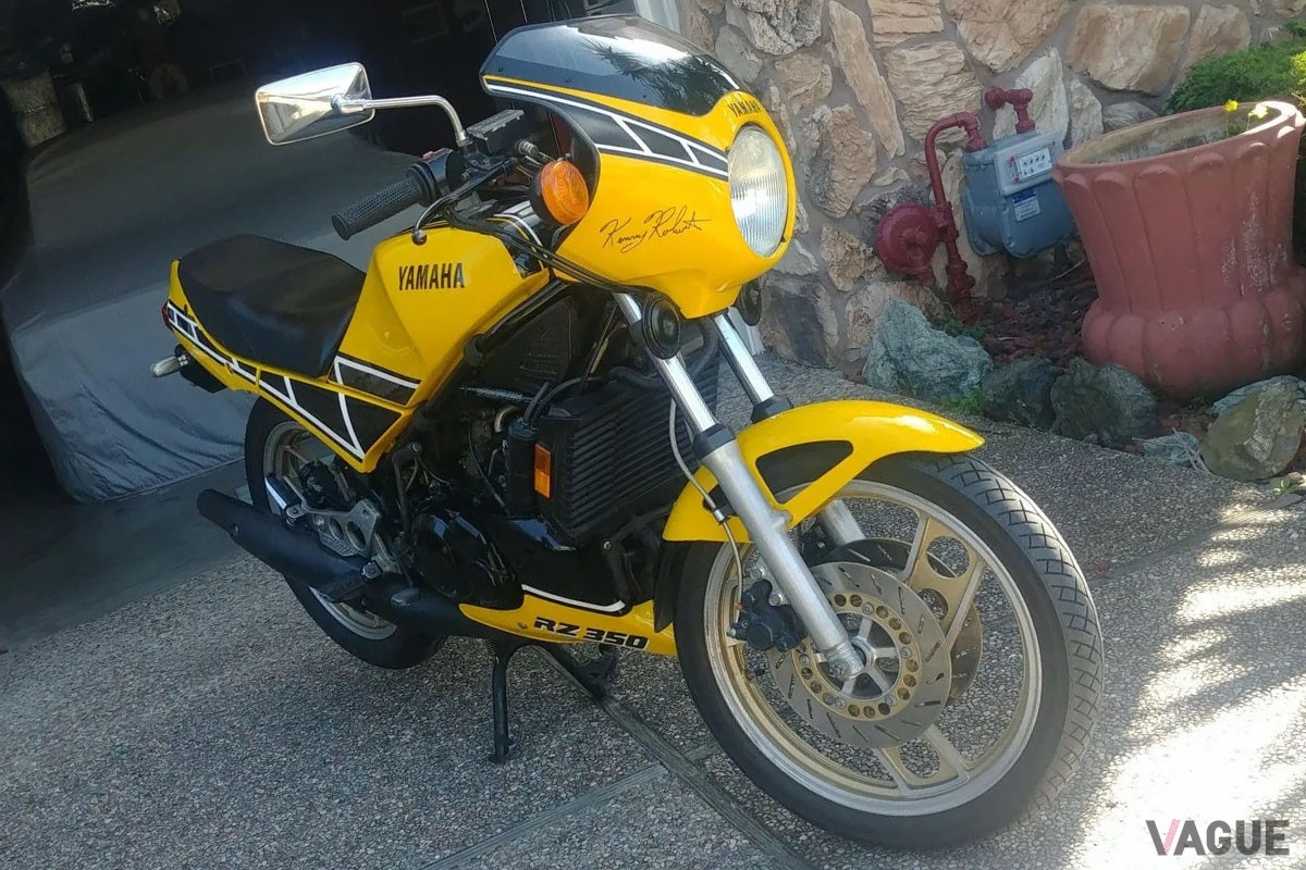 1985年式のヤマハ「RZ350」ケニーロバーツエディション