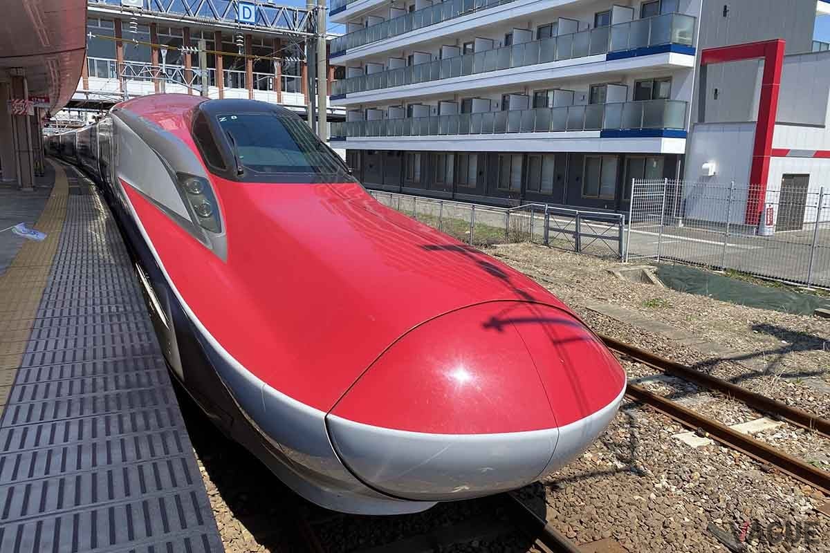 秋田新幹線こまち号は「東京駅・上野駅・大宮駅から秋田駅」が対象となる