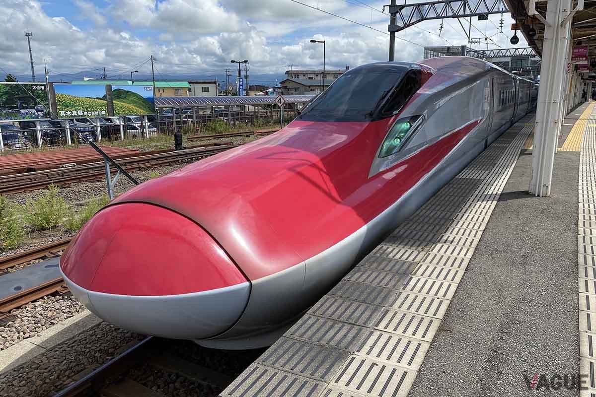 秋田新幹線こまち号は「東京駅・上野駅・大宮駅から秋田駅」が対象となる