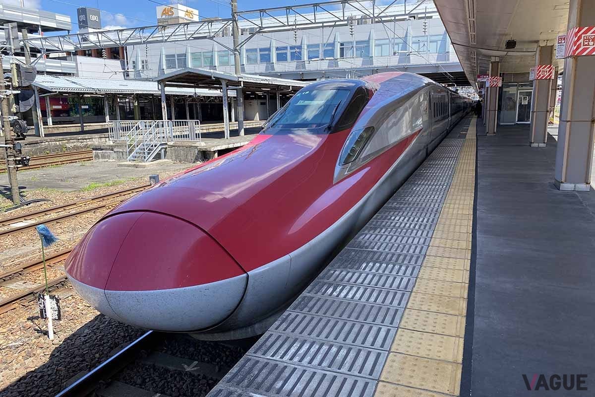 秋田新幹線こまち号は「東京駅・上野駅・大宮駅から秋田駅」が対象となる