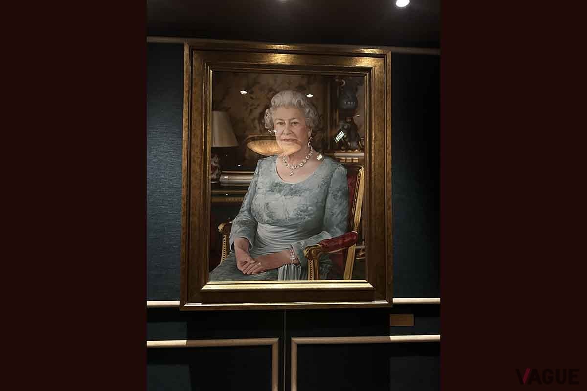 英国女王エリザベス2世の肖像画