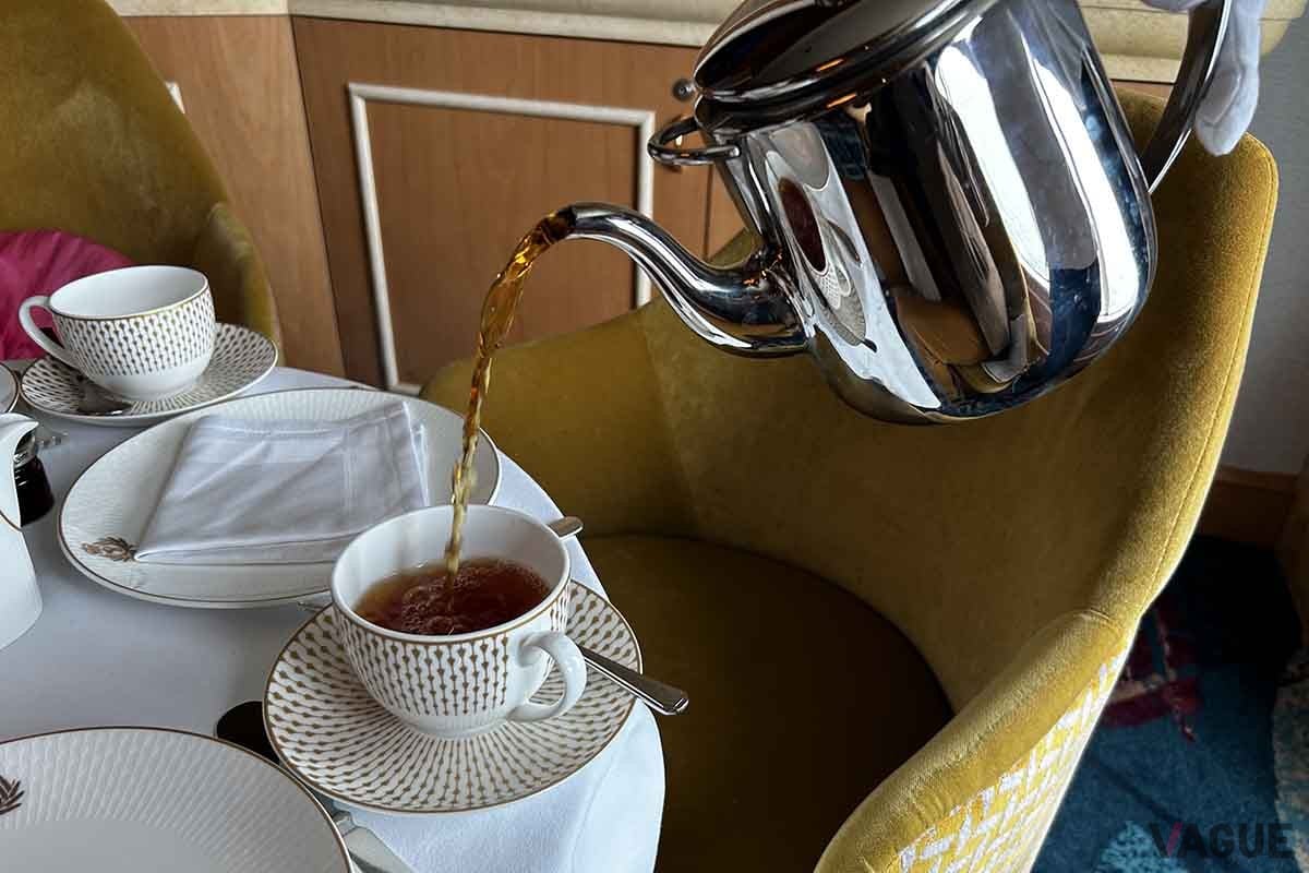 毎日15時に開催される恒例の「アフタヌーンティー」