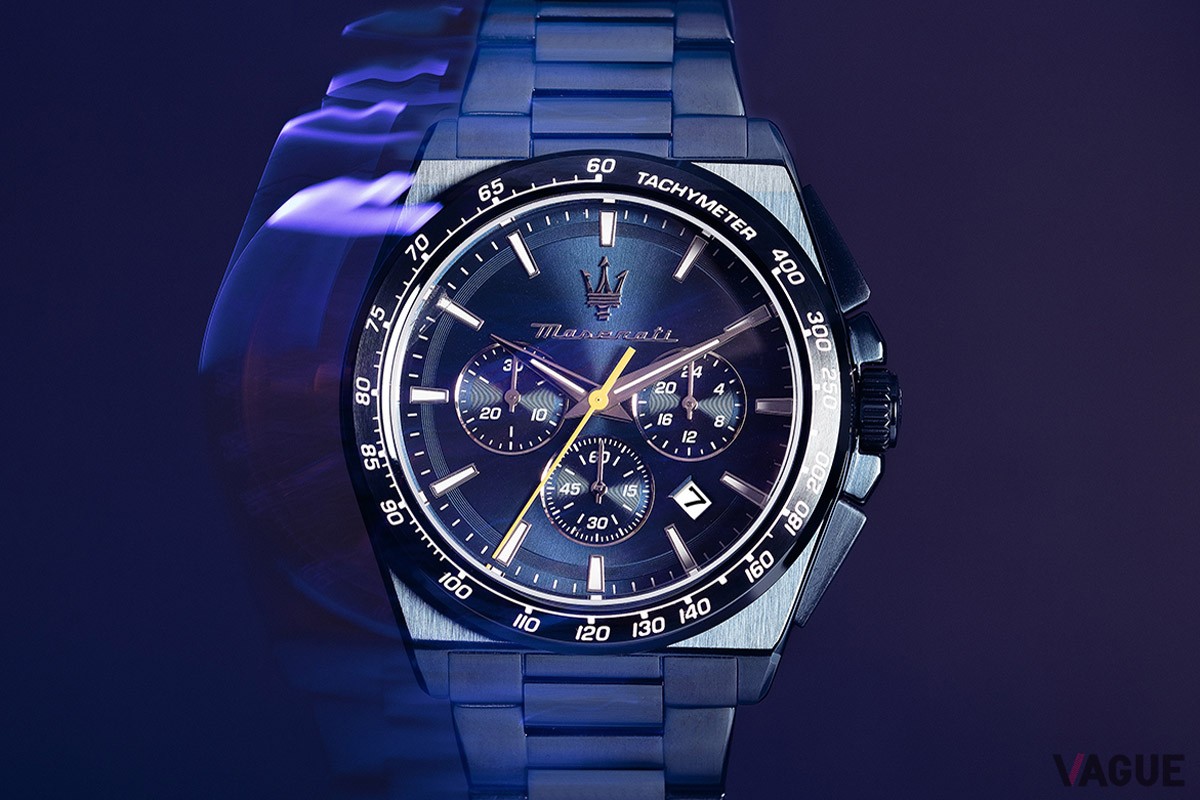 ブランドを象徴するマセラティブルー