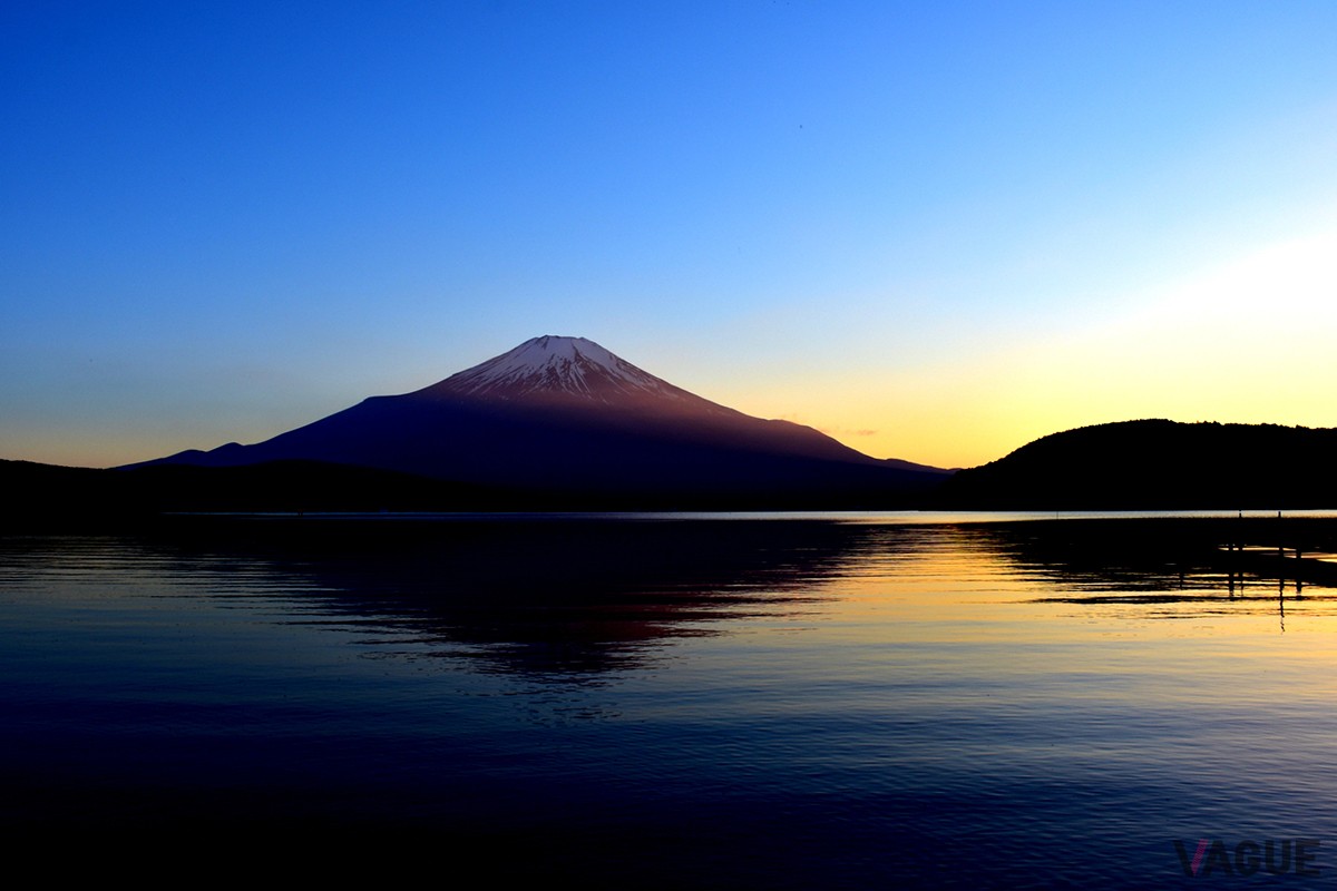 富士山と山中湖