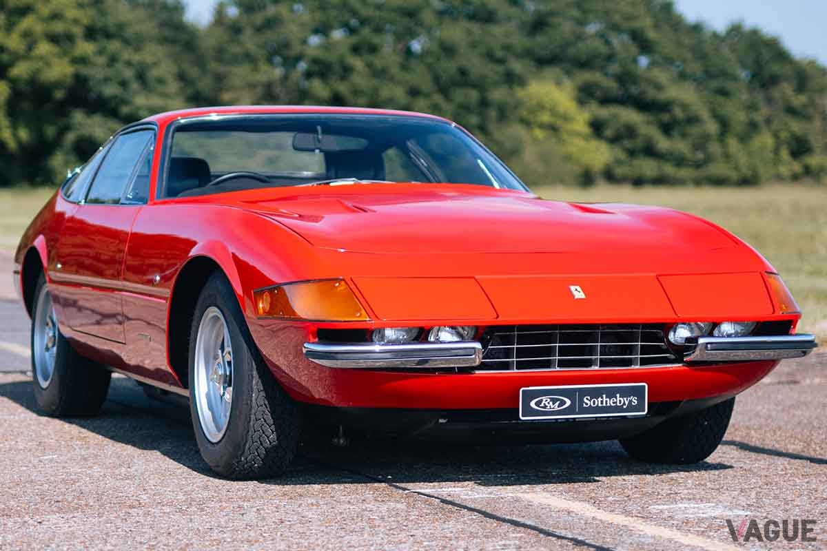 オークションに登場した1973年式フェラーリ「365GTB／4」デイトナ Neil Fraser(c)2025 Courtesy of RM Sotheby's