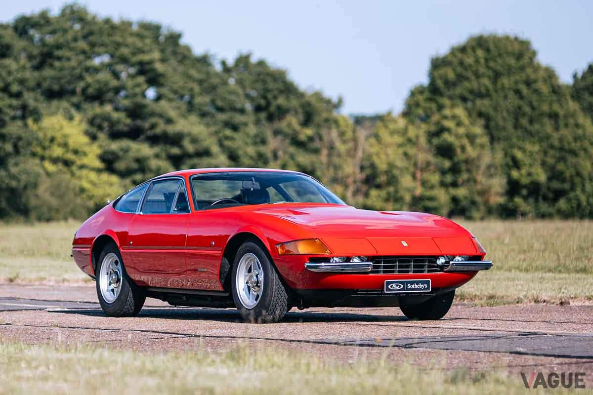 オークションに登場した1973年式フェラーリ「365GTB／4」デイトナ Neil Fraser(c)2025 Courtesy of RM Sotheby's