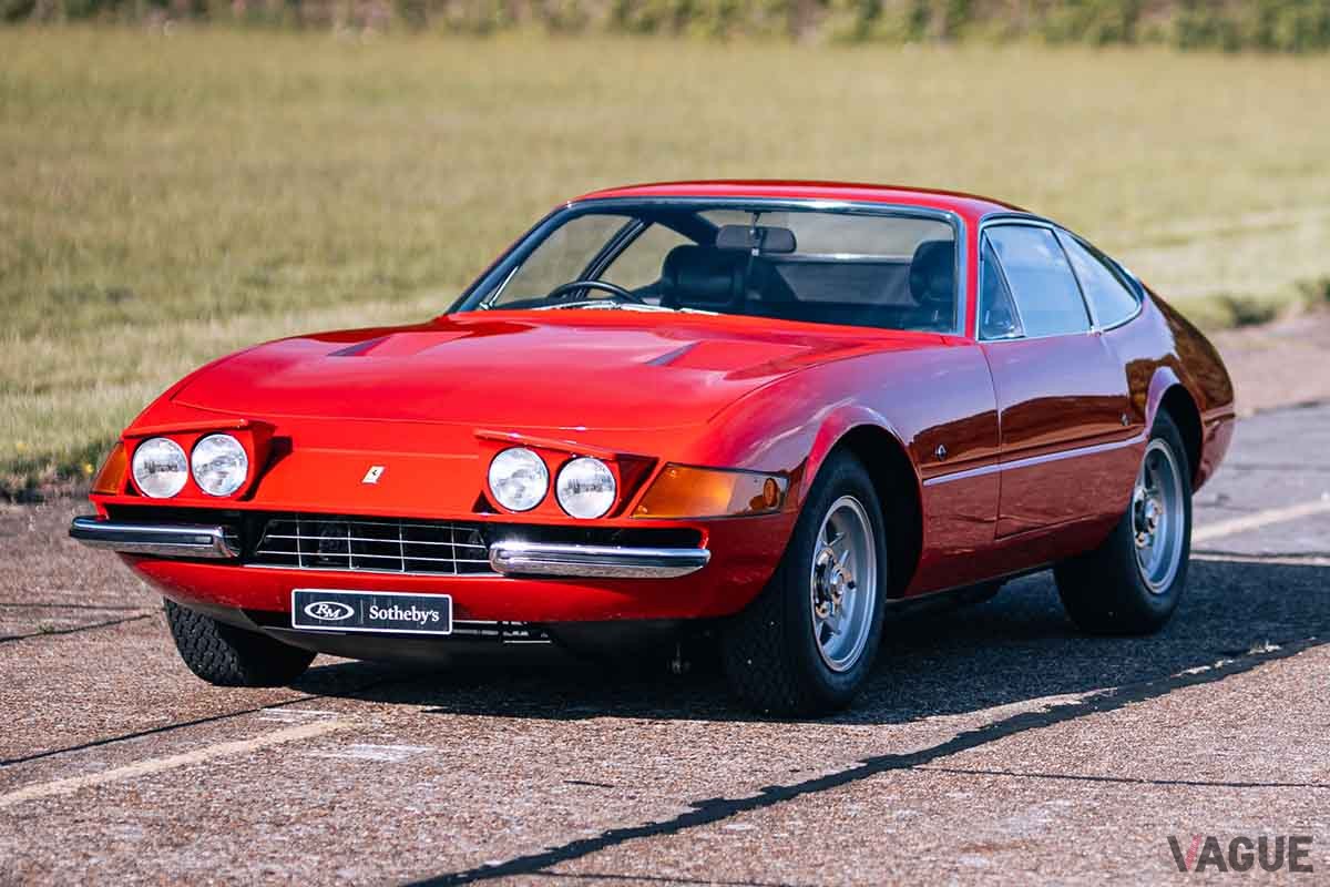 オークションに登場した1973年式フェラーリ「365GTB／4」デイトナ Neil Fraser(c)2025 Courtesy of RM Sotheby's