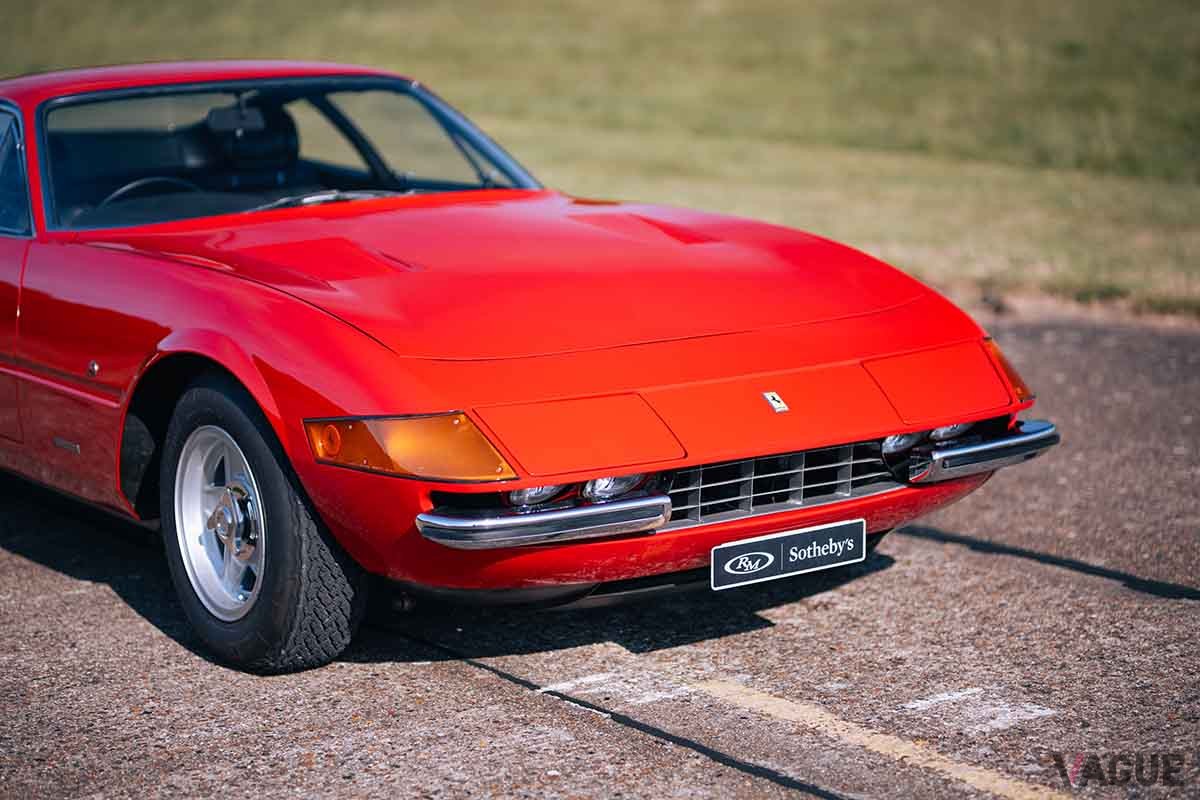 オークションに登場した1973年式フェラーリ「365GTB／4」デイトナ Neil Fraser(c)2025 Courtesy of RM Sotheby's