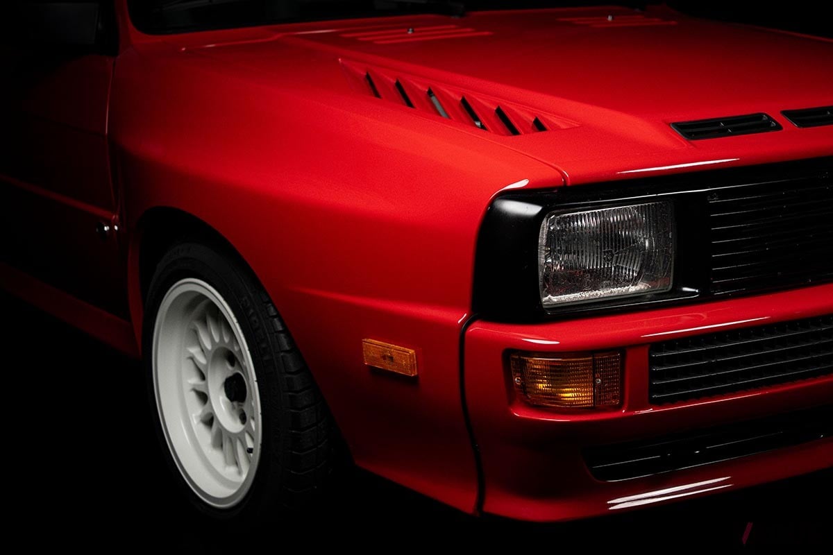 オークションに登場、約9442万円で落札された1984年式アウディ「スポーツクワトロ」(c)2025 Courtesy of RM Sotheby's