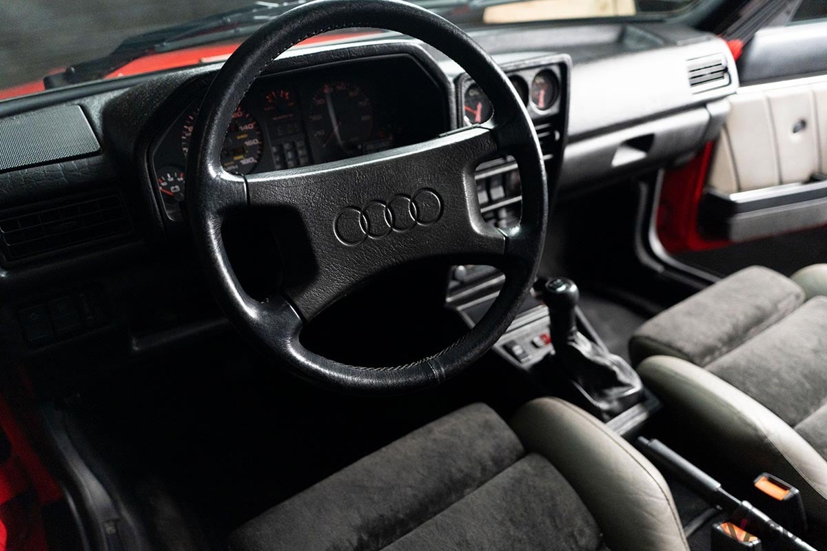 オークションに登場、約9442万円で落札された1984年式アウディ「スポーツクワトロ」(c)2025 Courtesy of RM Sotheby's