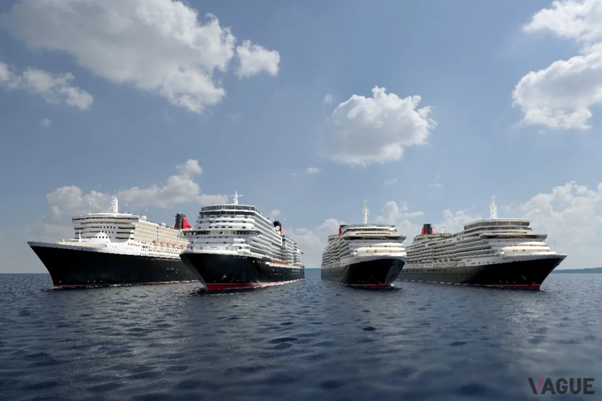 キュナードは現在、クイーン・メリー2、クイーン・エリザベス、クイーン・ヴィクトリア、そして2024年5月に就航した新造船のクイーン・アンの4隻を運行している