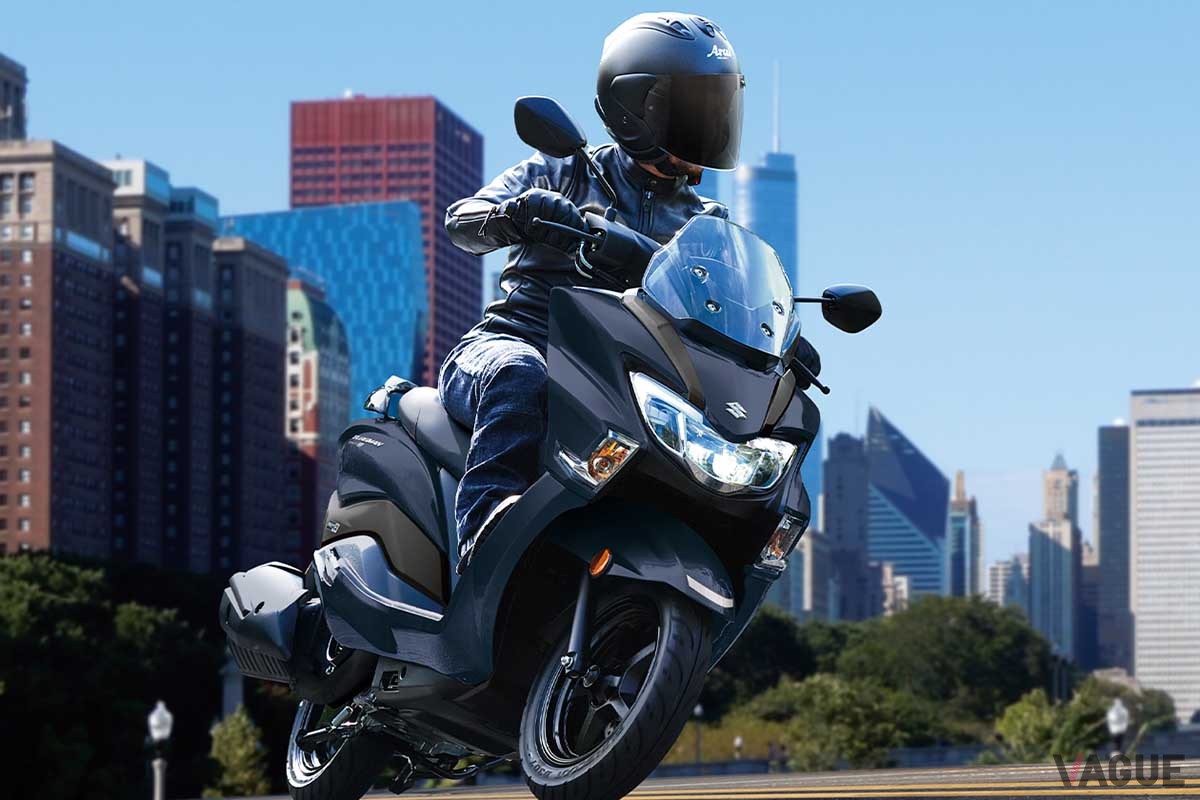 2025年2月13日に新色がラインナップされたスズキ「バーグマンストリート125EX」