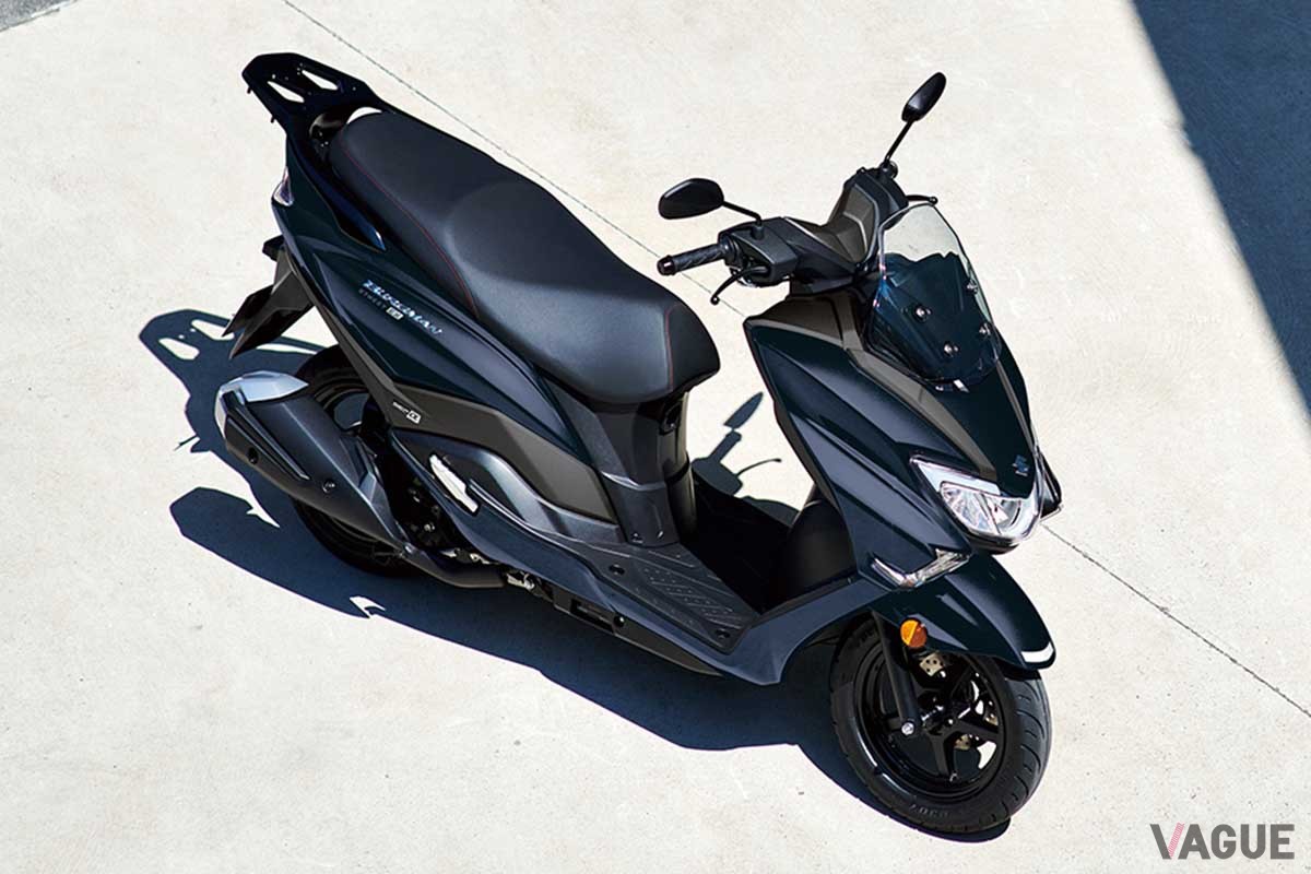 2025年2月13日に新色がラインナップされたスズキ「バーグマンストリート125EX」