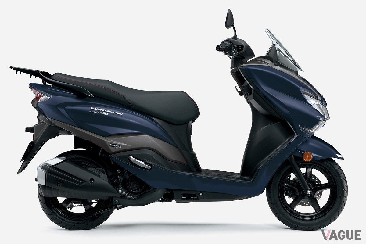 「バーグマンストリート125EX」の新色マットステラブルーメタリック
