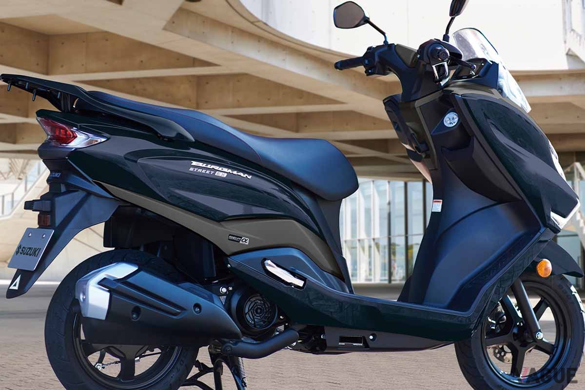 2025年2月13日に新色がラインナップされたスズキ「バーグマンストリート125EX」