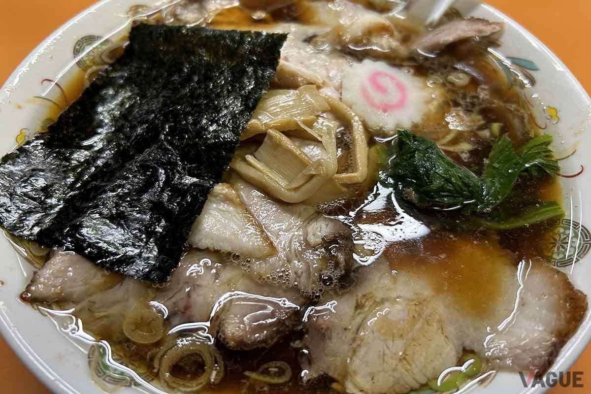 ラーメン「青島」の長岡生姜ラーメン