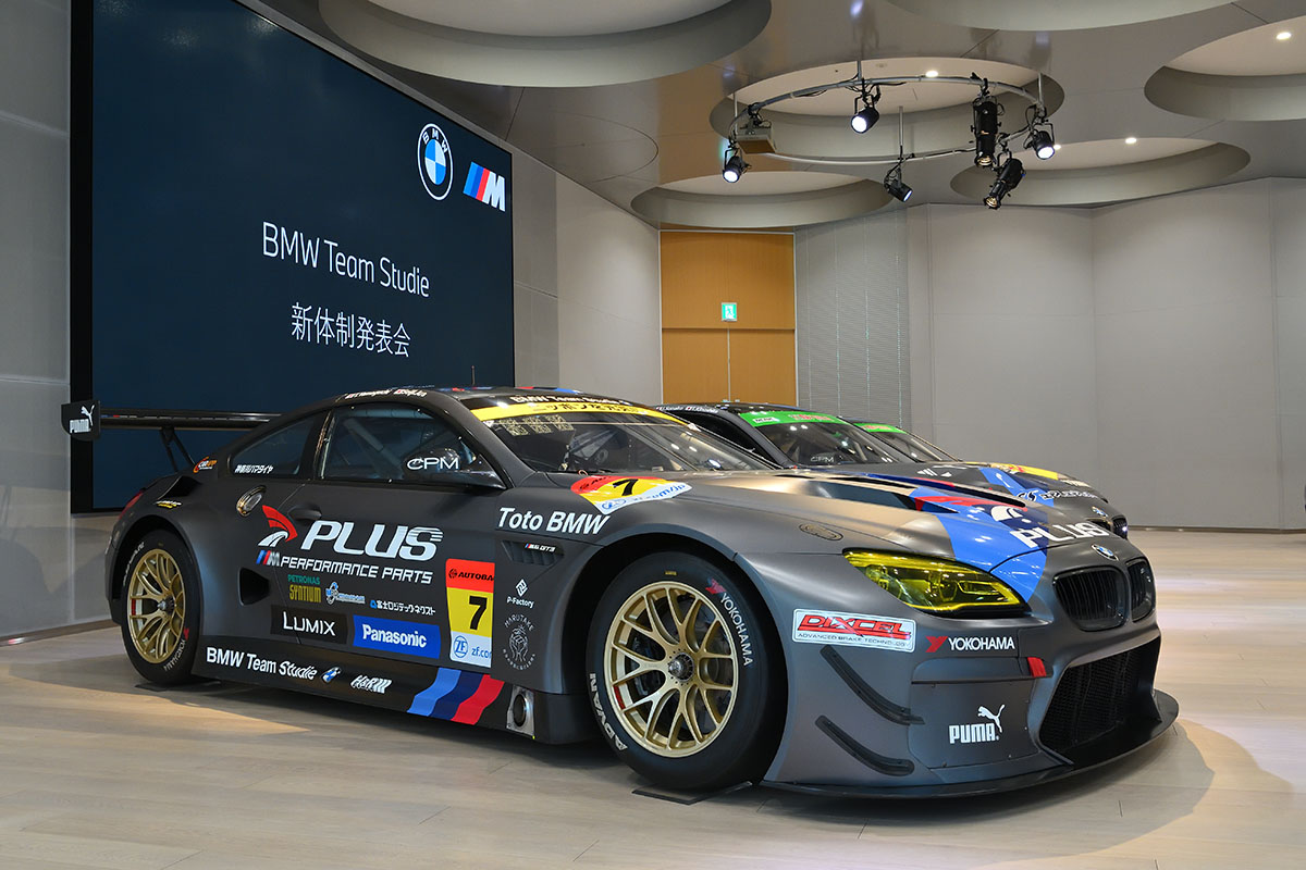 スーパーGTのGT300クラスに参戦したBMW M チーム・スタディのBMW「M6 GT3」