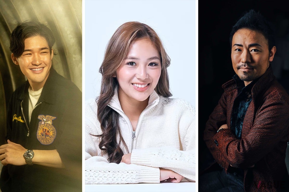 左から順に、Oris Tomoパートナーに選任された画家の真田将太朗氏、女性レーサーの織戸茉彩氏、ピアニストの西川悟平氏