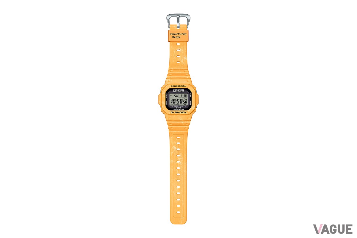 「G-SHOCK SURFRIDER FOUNDATION JAPAN コラボレーションモデル G-5600SFJ」（2万900円 消費税込）