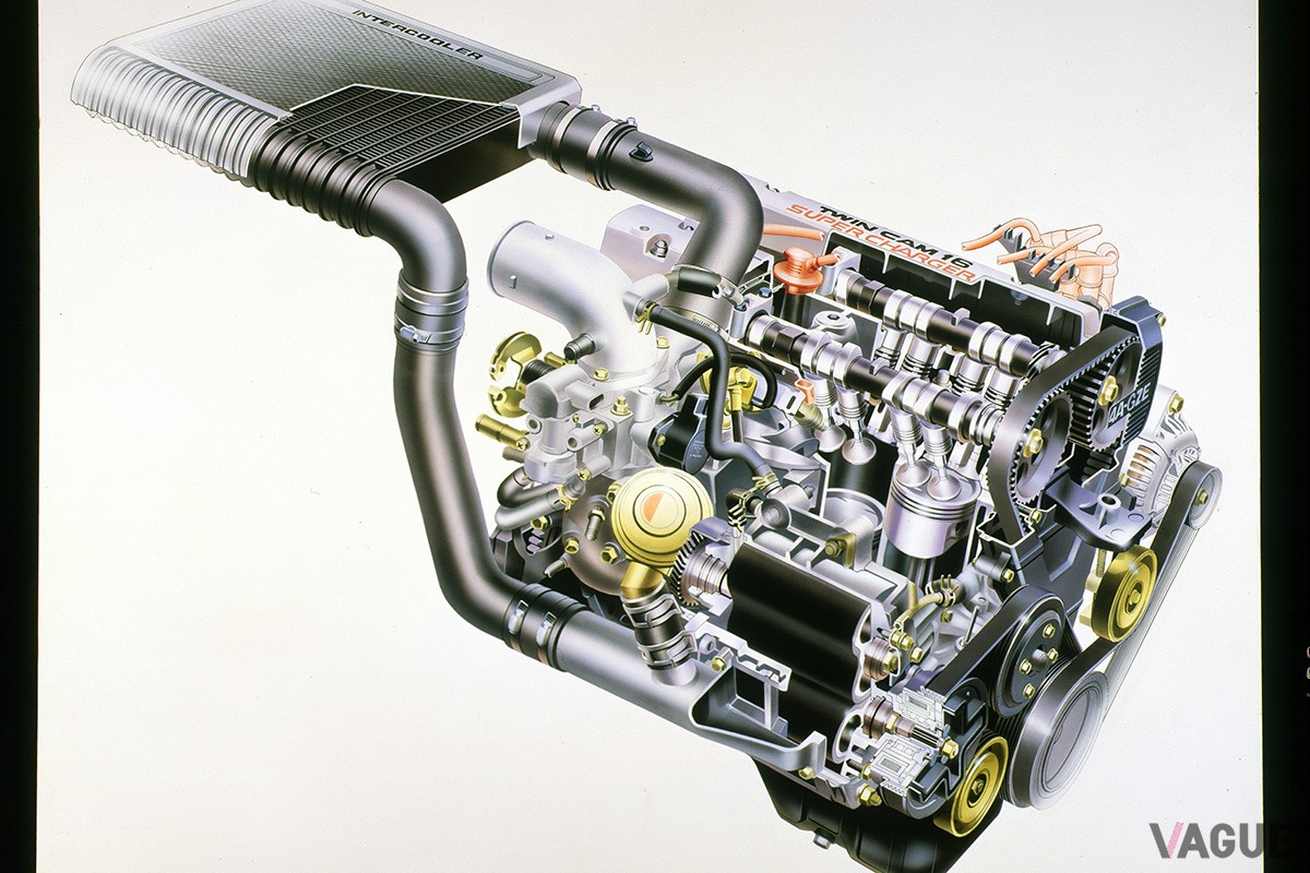 1986年8月にマイナーチェンジしたトヨタ初代「MR2」