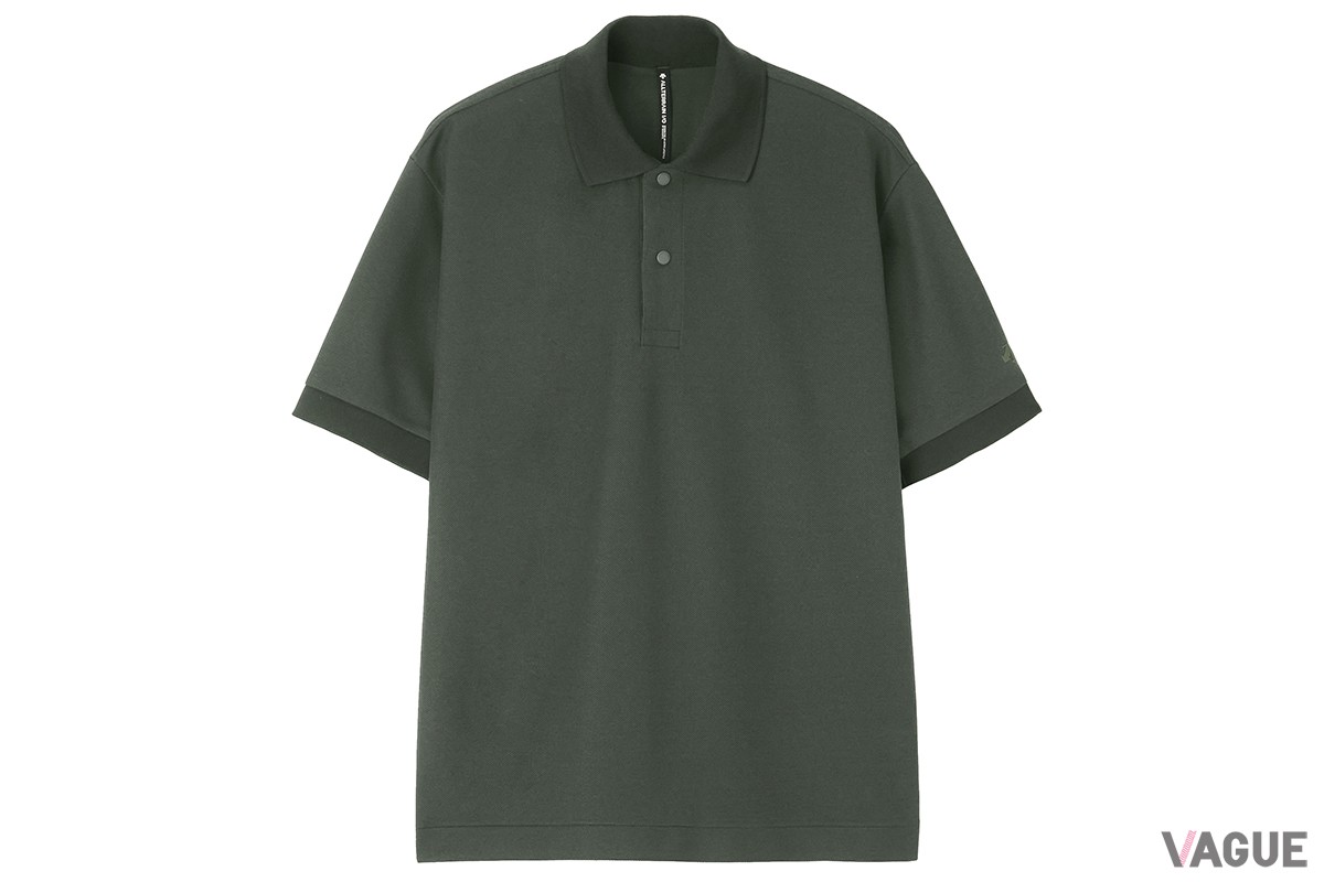 STRETCH PIQUE POLO SHIRT：スレートフォレスト