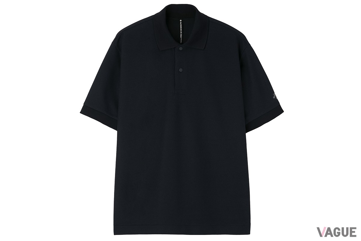 STRETCH PIQUE POLO SHIRT：グラファイトネイビー