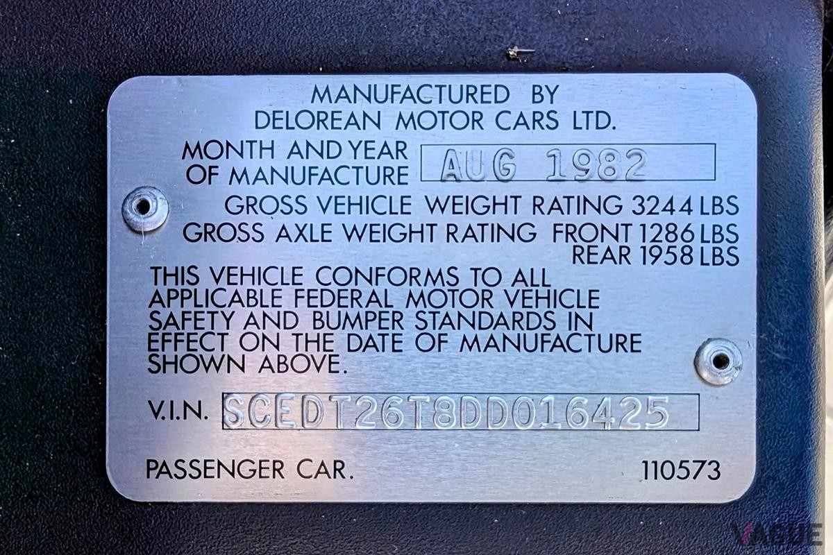 米国オークションに登場、落札された1983年式デロリアン「DMC-12」