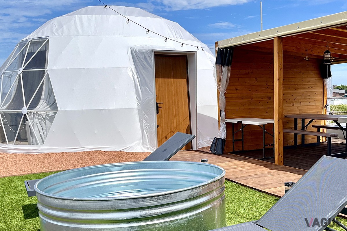 オーダーメイドのドームテント