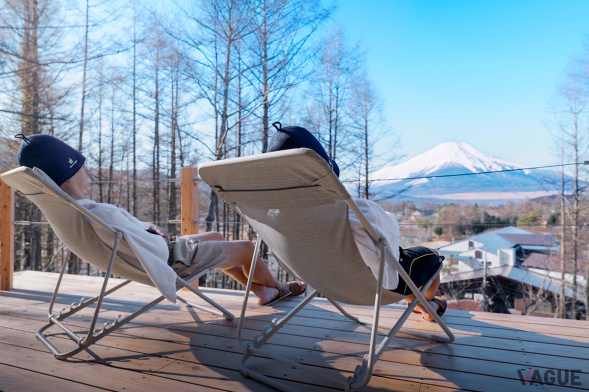 富士山を眺めながら整う