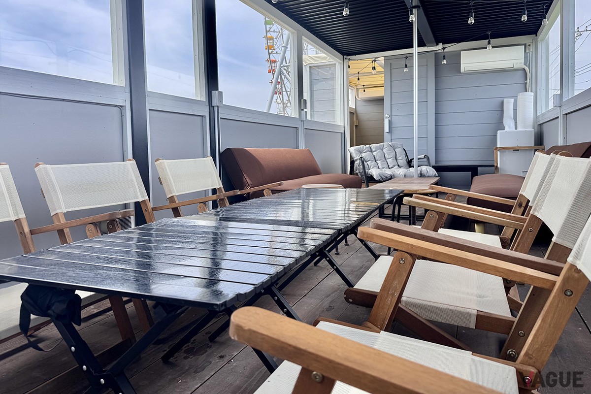 ルーフトップ個室キャビン