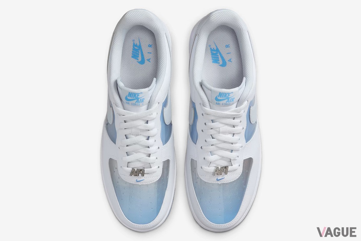 ナイキ「エア フォース 1」“インビジブル・ウーマン”の新カラー“White and University Blue”
