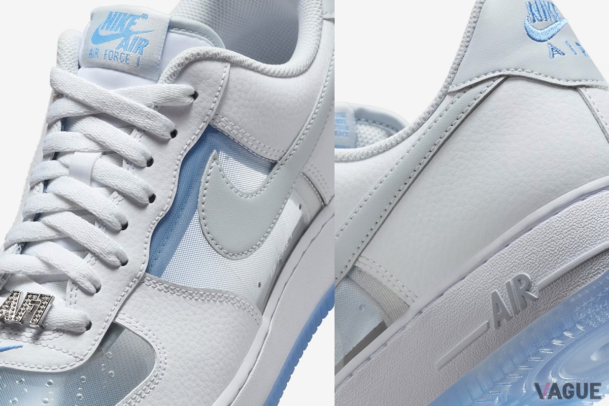 ナイキ「エア フォース 1」“インビジブル・ウーマン”の新カラー“White and University Blue”