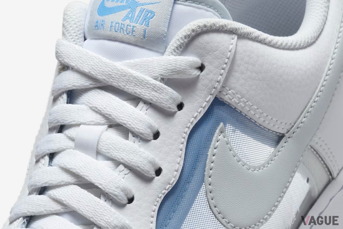 ナイキ「エア フォース 1」“インビジブル・ウーマン”の新カラー“White and University Blue”