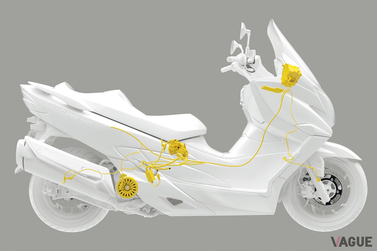 スズキ「バーグマン400 ABS」がカラーリングを刷新