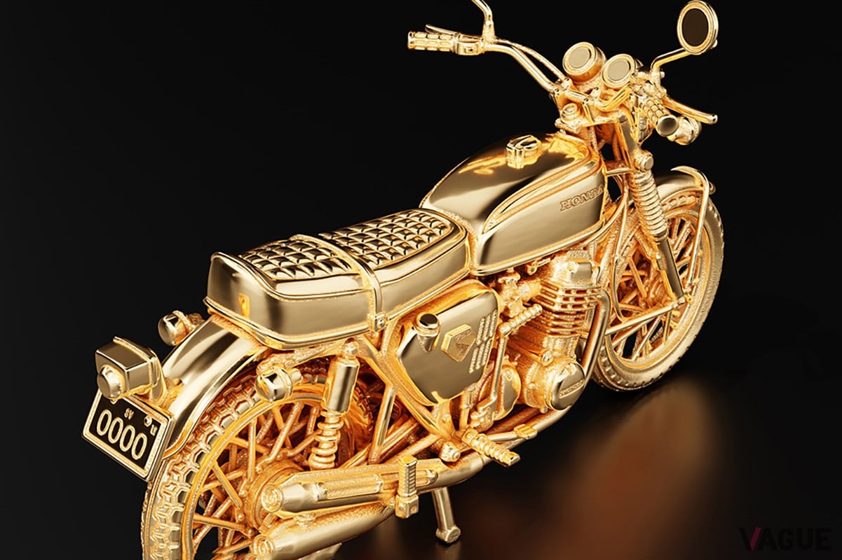 バイク界の名車”1969年式ホンダ「CB750 FOUR」をモデルアップ